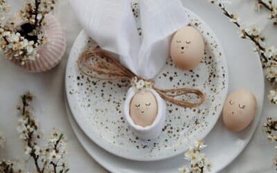 Påsklunch vid sittande bord